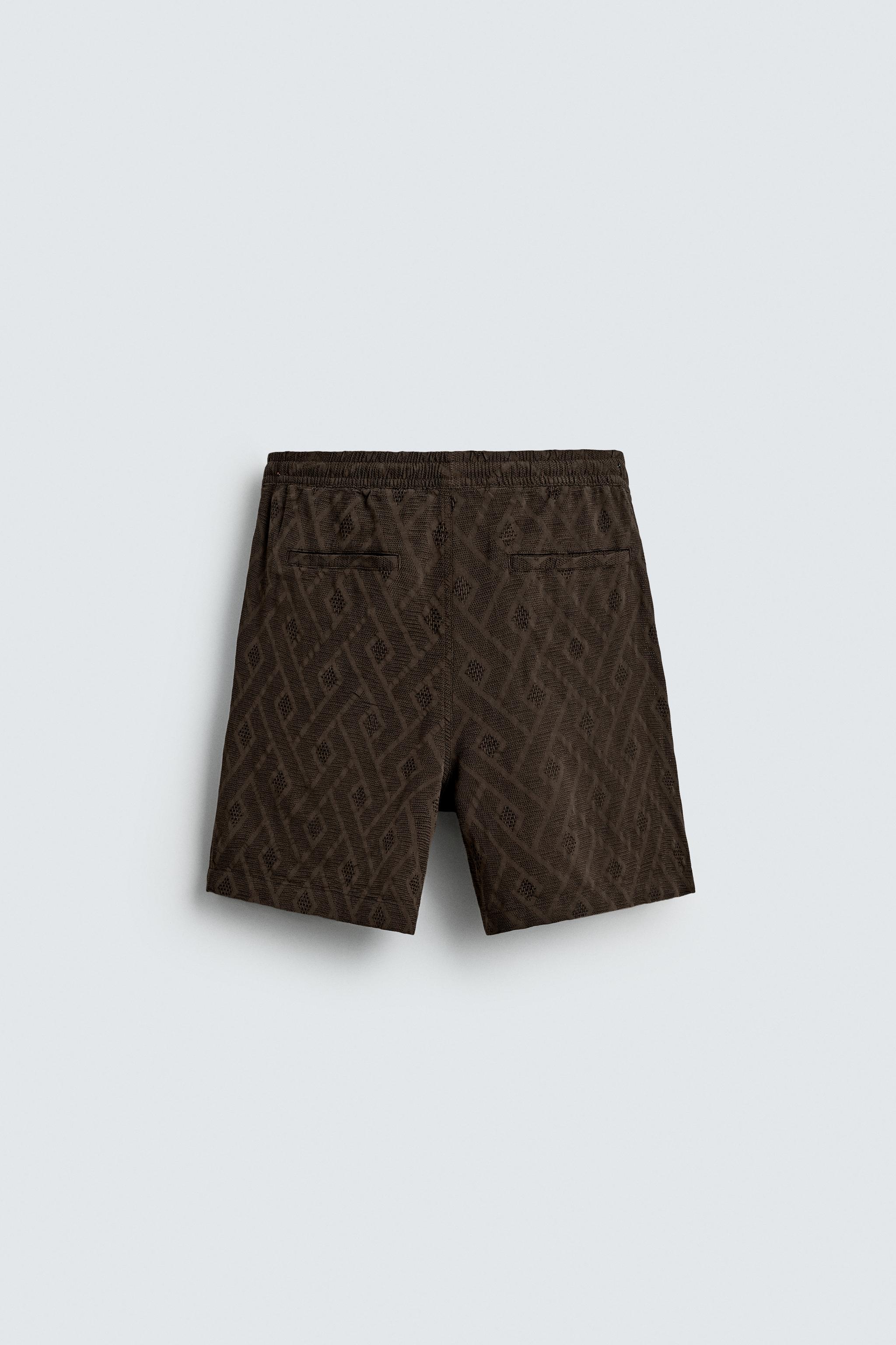 SHORT JACQUARD GÉOMÉTRIQUE
